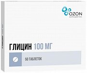 Глицин таблетки подъязычные 100мг 50 шт Глицин таблетки подъязычные 100мг 50 шт