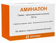 Аминалон таблетки покрытые оболочкой 250 мг 100 шт. Аминалон таблетки покрытые оболочкой 250 мг 100 шт.