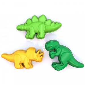 Нордпласт Формочки для песка Динозаврики 169 3 предмета
