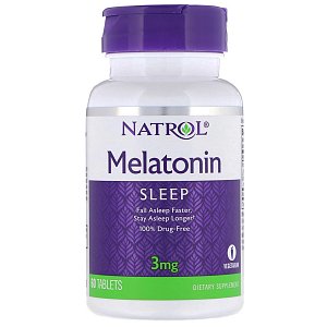 Natrol Мелатонин таблетки 3 мг 60 шт. (БАД)
