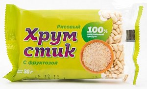 Хрумстик батончик на фруктозе рисовый  30 г