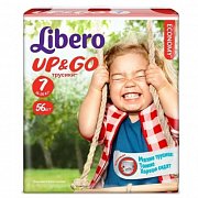 Libero Подгузники-трусики Up&Go гига XL Plus 16-26 кг 56 шт. Libero Подгузники-трусики Up&Go гига XL Plus 16-26 кг 56 шт.