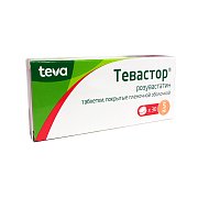Тевастор таблетки покрытые пленочной оболочкой 5 мг 30 шт. Тевастор