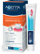 Асепта Набор Здоровые десны 3 средства: бальзам, ополаскиватель и паста Асепта Набор Здоровые десны 3 средства: бальзам, ополаскиватель и паста