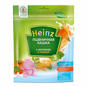 Heinz Каша Пшеничная с тыквой и молоком с 5 мес. 250 г