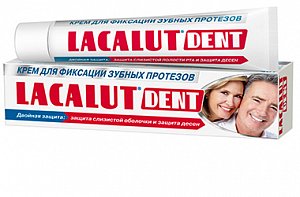 Lacalut Крем Dent для фиксации зубных протезов 40 мл