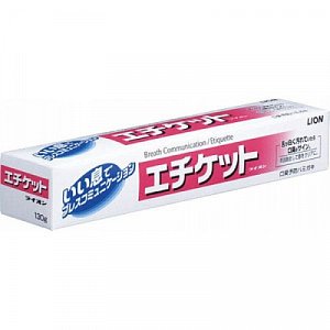 Lion Etiquette Зубная паста для профилактики неприятного запаха 028468 туба 130 г
