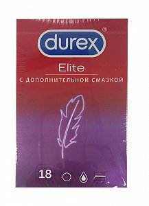 Durex Презервативы Elite сверхтонкие с дополнительной смазкой 18 шт.