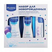 Mustela Bebe Набор Гель для купания 500 мл+Крем под подгузник 50 мл+Молочко для тела 300 мл
