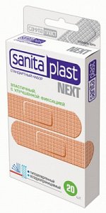 Sanita Plast Next Пластырь стандартный 20 шт. тканевая основа
