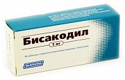Бисакодил таблетки покрытые кишечнорастворимой оболочкой 5 мг 30 шт. Бисакодил
