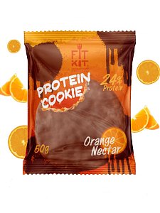 Протеиновое шоколадное печенье 50г апельсиновый нектар FIT KIT