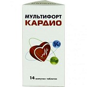 Мультифорт кардио таб.шип. n14 таблетки шипучие 14шт