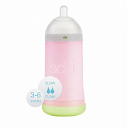 Adiri Бутылочка NxGen Slow Flow Pink 3-6 мес. 281 мл