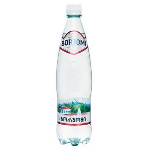 Вода Боржоми минеральная газированная 0,75 л бутылка ПЭТ