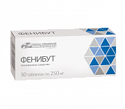 Фенибут таблетки 250 мг 30 шт.