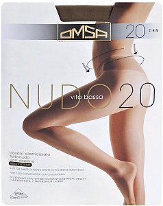 Omsa Nudo Vita Bassa Колготки 20 Den Camoscio р.3