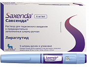Саксенда раствор для подкожного введения 6 мг мл шприц-ручка 5 шт.