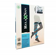 RelaxSan Чулки на резинке 140 Den р.5 телесный