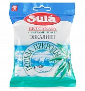 Леденцы Зула (Sula) эвкалипт 60г без сахара