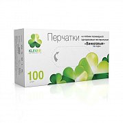 Перчатки Klever виниловые нестерильные неопудренные белые размер S 100 шт. (50 пар) Перчатки Klever виниловые нестерильные неопудренные белые размер S 100 шт. (50 пар)
