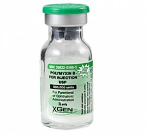 Полимиксин В лиофилизат для приготовления раствора для инъекций 50 мг флакон 1 шт.