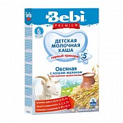 Bebi Premium Каша молочная Овсяная с козьим молоком с 5 мес. 200 г Bebi Premium Каша молочная Овсяная с козьим молоком с 5 мес. 200 г