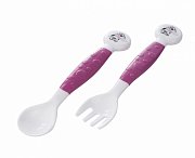 Canpol Набор Вилка и ложка гибкие Little cow 12м+