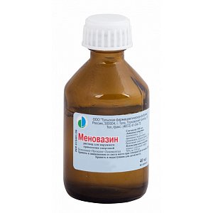 Меновазин раствор для наружного применения спиртовой флакон 40 мл