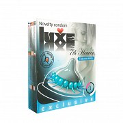 Luxe Exclusive Презерватив Седьмое Небо с пупырышками и шипами 1 шт.