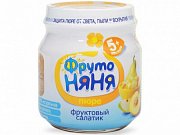 ФрутоНяня Пюре Фруктовый салатик с 5 мес. 100 г ФрутоНяня Пюре Фруктовый салатик с 5 мес. 100 г