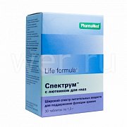 Спектрум+Лютеин лайф формула, таблетки 30 шт Спектрум+Лютеин лайф формула, таблетки 30 шт