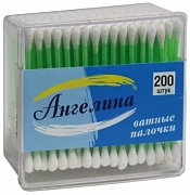 Ангелина Ватные палочки 200 шт.