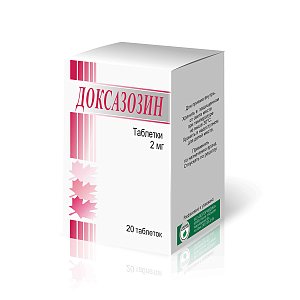 Доксазозин таблетки 2 мг 20 шт. Nu-Pharm Inc. ((дочерняя компания Апотекс Инк)