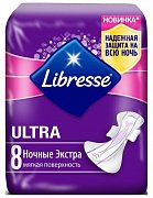 Libresse Прокладки ночные с мягкой поверхностью 8 шт.