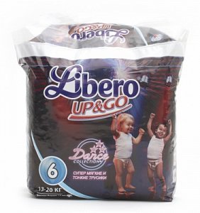 Libero Подгузники-трусики Up&Go Extra Large 13-20 кг 14 шт.