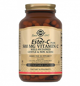 Солгар Эстер-С плюс витамин С 500 мг капсулы 100 шт. (БАД)