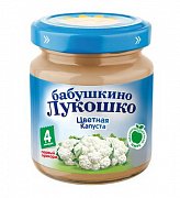 Бабушкино лукошко Пюре цветная капуста с 4 мес. 100 г