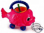 Росигрушка Каталка-песочница Рыбка 9102 4 детали