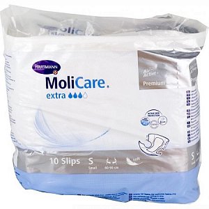 MoliCare Premium extra Soft Подгузники для взрослых M 10 шт. (80-120см)