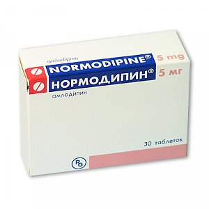 Нормодипин таблетки 5 мг 30 шт.