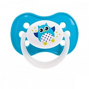 Canpol Пустышка силиконовая симметричная Owl 18м+ в ассортименте