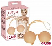 Шарики вагинальные Nature Skin Colours Loveballs (Телесные)