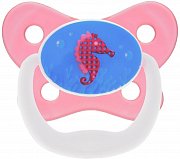 Dr Brown`s Пустышка PreVent Бабочка 12+ мес.с крышкой для девочки