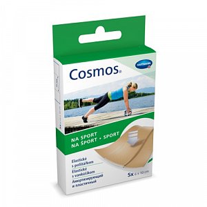 Cosmos Пластырь Спорт амортизирующий 6х10 см 5 шт.