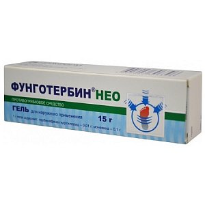 Фунготербин Нео гель для наружного применения 10 мг+100 мг туба 15 г