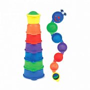 Munchkin Игрушка для ванны Пирамидка-гусеница