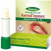 Помада для губ АнтиГерпес 3г Эвкам