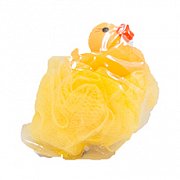 Beauty Style Мочалка детская Утенок на шаре пищалка 7882