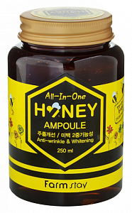 FarmStay Сыворотка многофункциональная ампульная All-in-one Honey Ampoule с медом 250 мл
